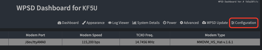 Backup/Restore - Configuration