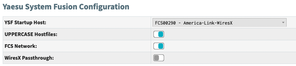 Configurer DMR2YSF